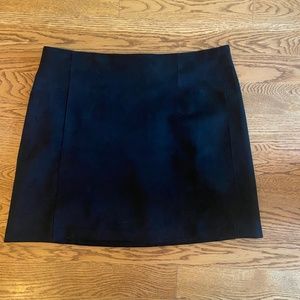 Ann Taylor loft shift skirt, faux suede